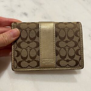 Coach card holder